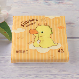 Popular products cartoon printed virgin wood pulp tissue