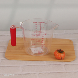 Online wholesale 1000ml plastic measuring cup kitchen measuring pitcher