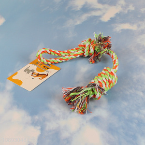 China Wholesale Natural Cotton Rope Dog Toy Puppy Chew Toy