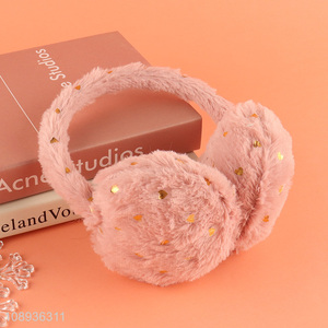 New product pink winter warm plush earmuffs for women