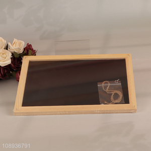 Factory Price Small Black Board Double Sided Framed Massage Board