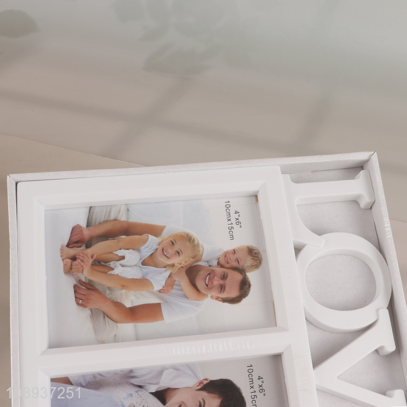 Factory Price 4X6 4X6 inch 2-Opening Collage Frame Photo Frame for Couples