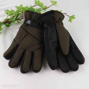 China factory windproof winter outdoor polyester gloves