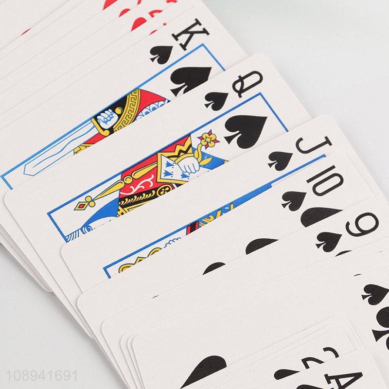 Low price printed paper playing poker cards playing cards