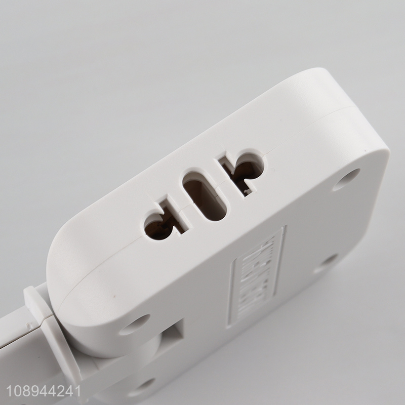 Good Quality EU Extension Plug Rotatable Socket with 2 USB Charging Ports