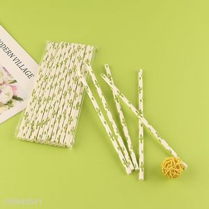 Factory Supply Disposable Party Paper Straws for Drinking