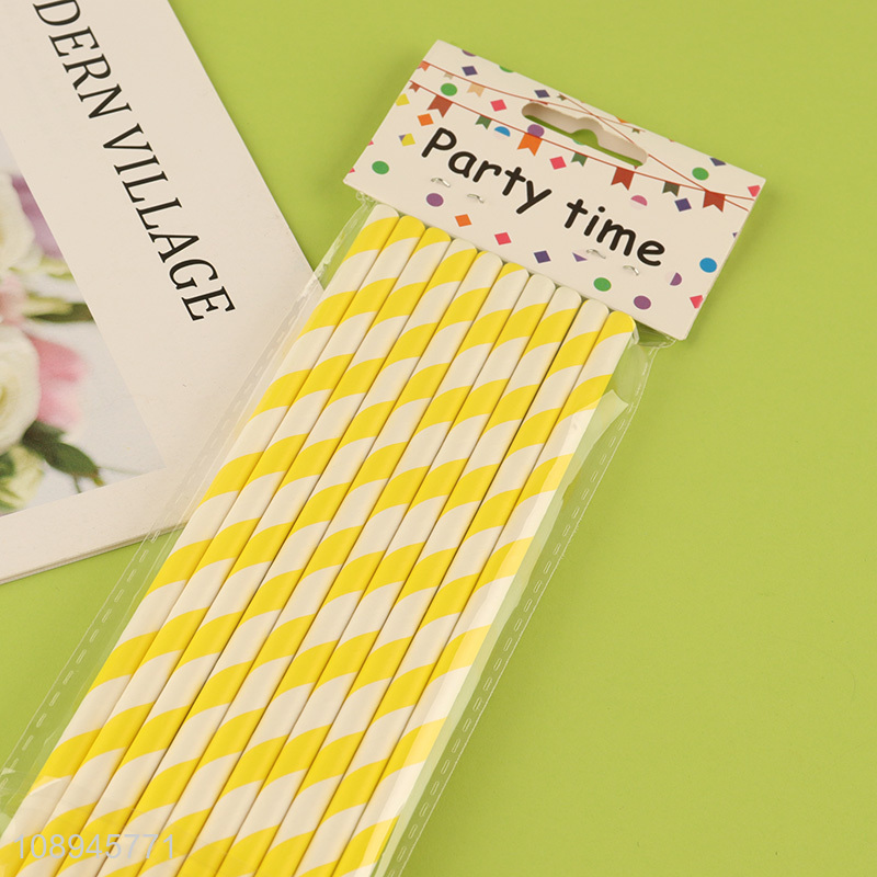 New Arrival Lemon Drinking Straws Decorative Corktail Straws