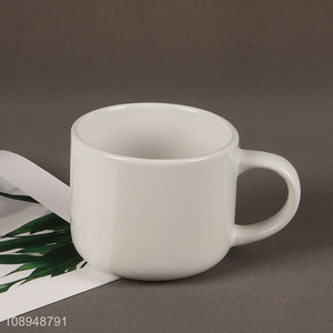 Popular products white <em>ceramic</em> coffee <em>cup</em> water mug with handle