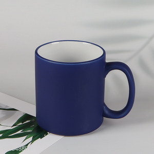 Top selling blue <em>ceramic</em> water mug tea <em>cup</em> with handle