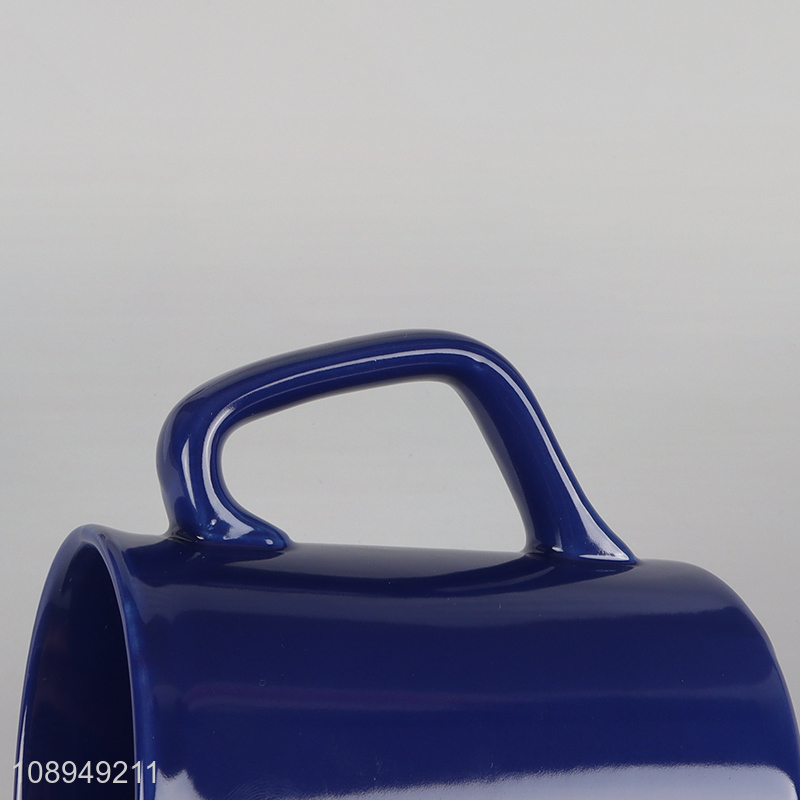 Top quality blue ceramic water cup tea cup coffee cup