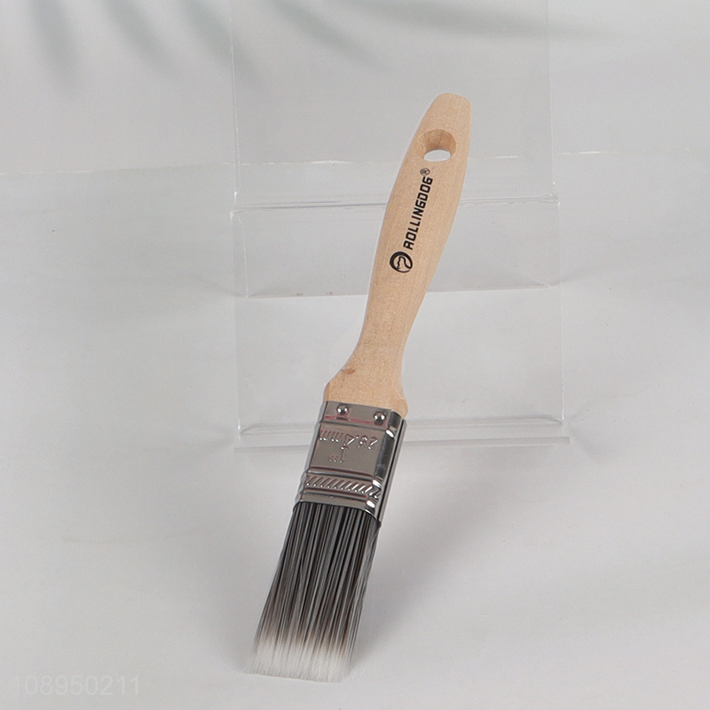 China products wooden handle professional oil paint brush