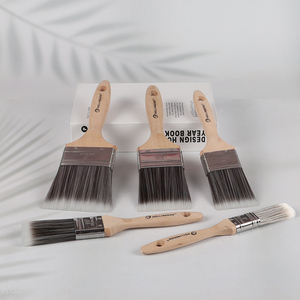 China products wooden handle professional oil <em>paint</em> <em>brush</em>