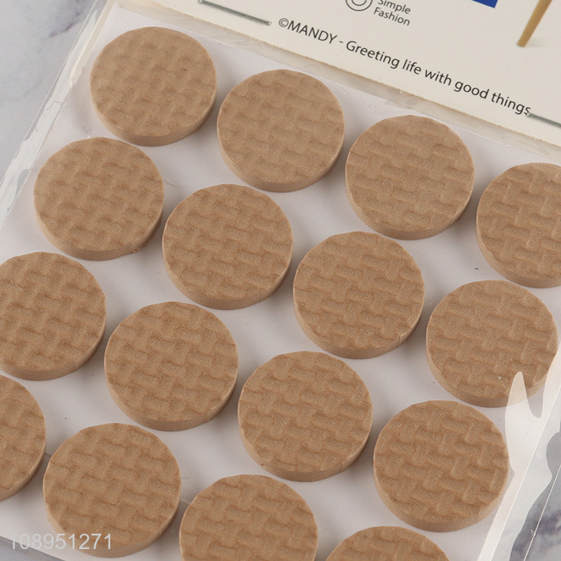 New Product 16PCS 2X2CM Round EVA Furniture Pads Anti Scratch Chair Leg Pads