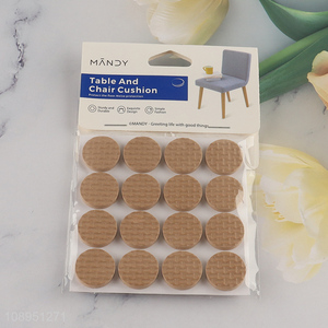 New Product 16PCS 2X2CM Round EVA Furniture Pads Anti Scratch Chair Leg Pads