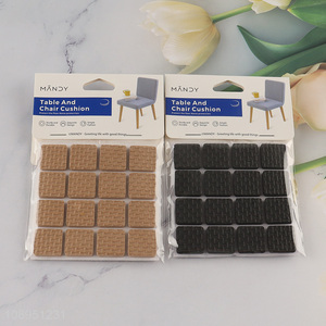 Hot Selling 16PCS 2X2CM Square EVA Furniture Pads Anti Scratch Chair Leg Pads