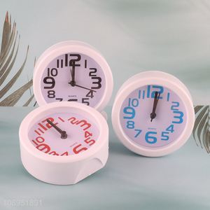 New Product Plastic Analog <em>Alarm</em> <em>Clock</em> for Bedroom Dormitory