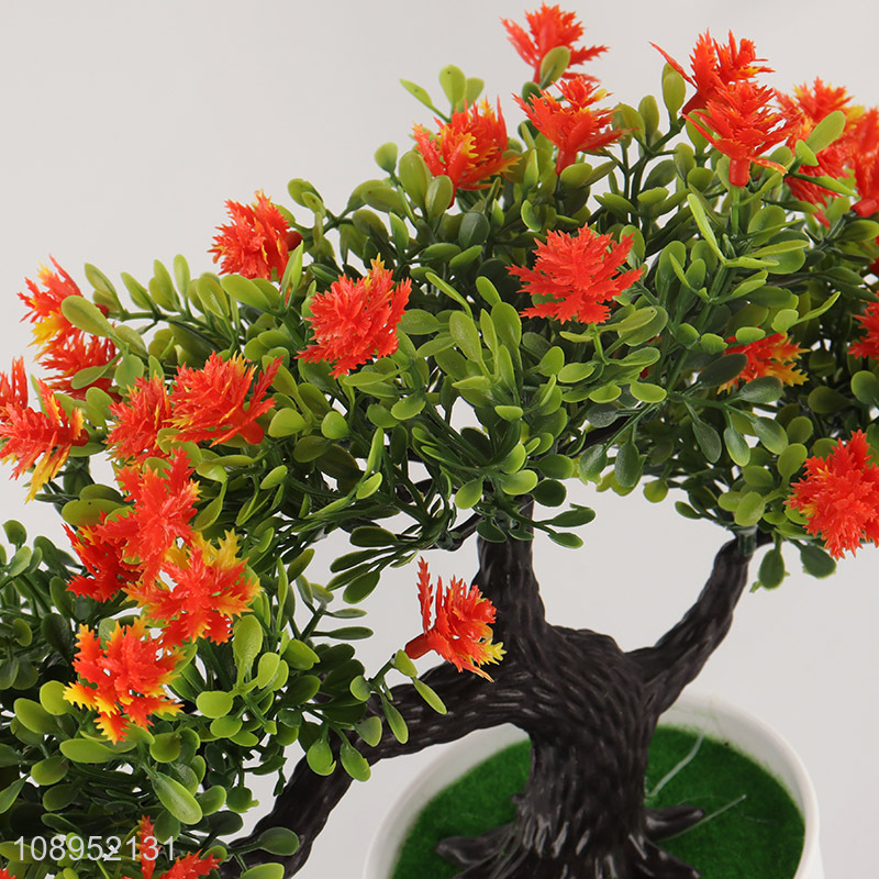 China Product Artificial Bonsai Tree Potted Fake Plant for Home Decor