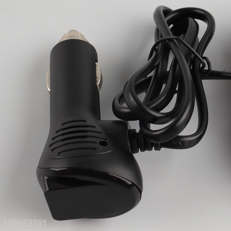 New Product 120W 2-Socket Car Cigarette Lighter USB Charger for Car Device