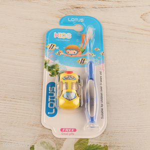 New Product Soft Bristles Kids Children Toothbrush with Toy Car