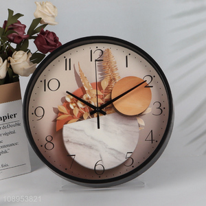 China factory round living room wall clock for sale