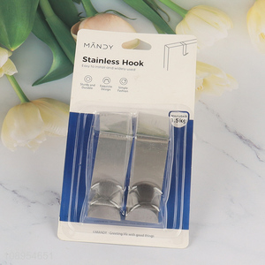 Online Wholesale 2PCS Stainless Steel Over The <em>Door</em> Drawer <em>Hooks</em>