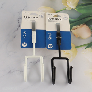 Hot Selling Metal Over The Drawer <em>Hooks</em> with 2 <em>Hooks</em> for Bathroom