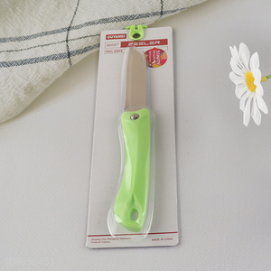 New Arrival Foldable Stainless Steel Paring Knife Fruit Knife