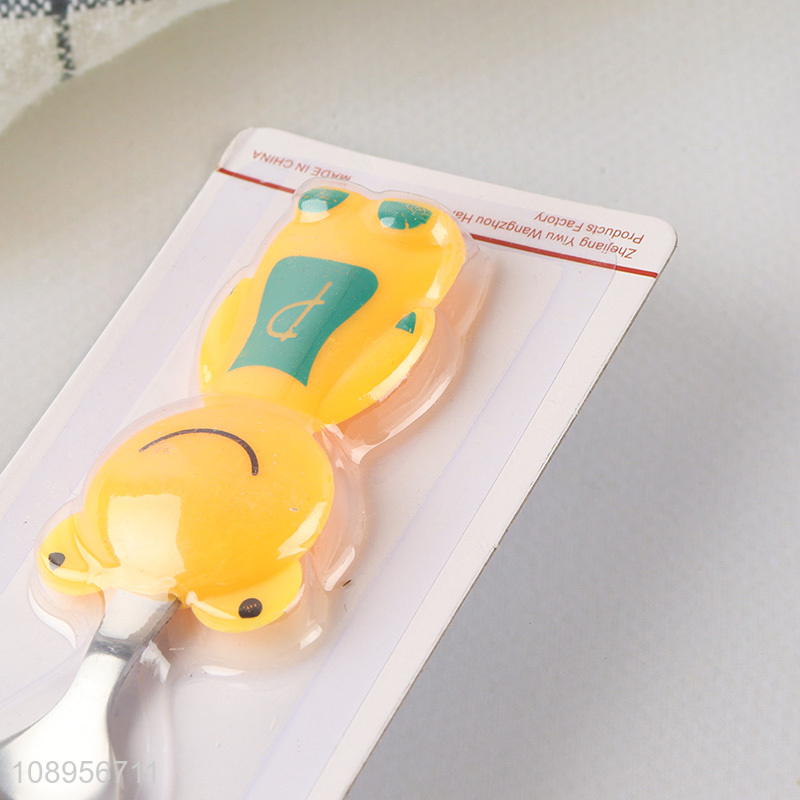 Good Quality Cartoon Dinner Spoon Training Spoon for Toddlers