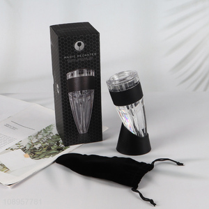 Top selling quick magic wine aerator decanter wholesale