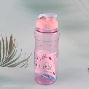 Online Wholesale Leakproof Plastic Water Bottle with Waterproof Stickers