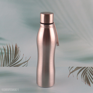 Good Quality 100ml Leakproof Reusable Single Walled Stainless Steel Water Bottle