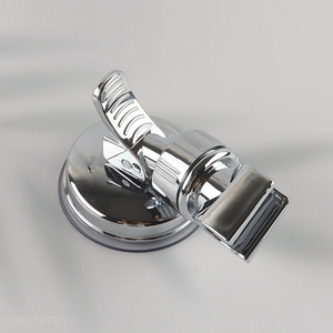 High Quality Wall Mounted Suction Cup Electroplated Plastic Showerhead Holder