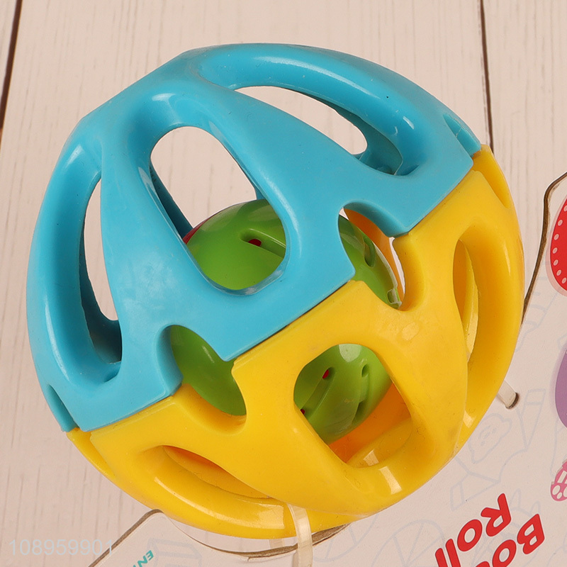 China factory bounce roll ball baby shaking rattle toy