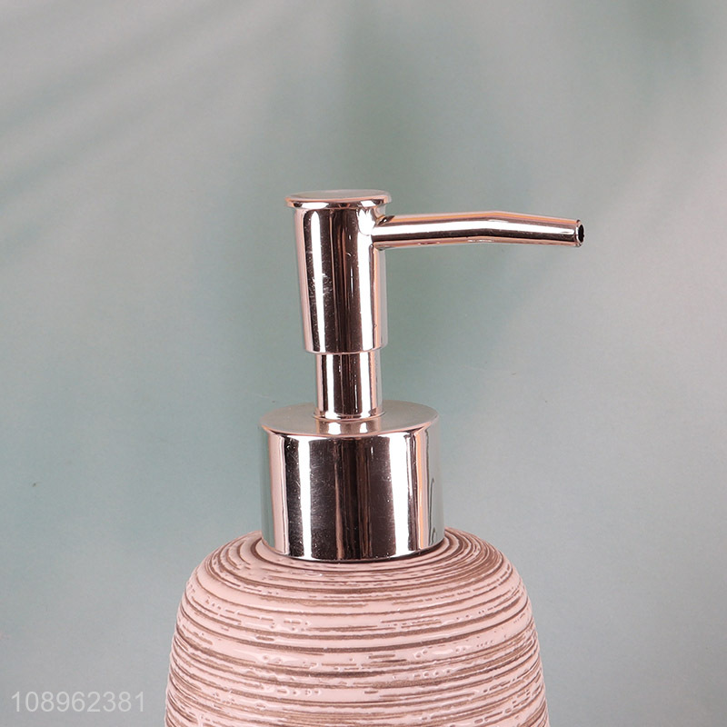 China products ceramic bathroom accessories liquid soap dispenser for sale