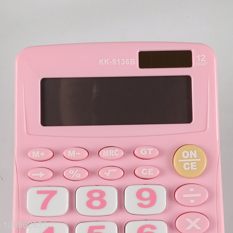 Yiwu market 12digits desktop electronic calculator for school office