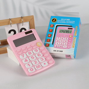 Yiwu market 12digits desktop electronic calculator for school office