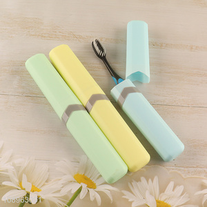 Factory Price Portable Travel Toothbrush Case Plastic Toothbrush Container