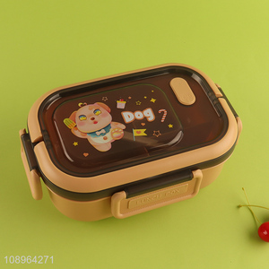 Online Wholesale 1200ML Microwave Safe Plastic Bento Box for Kids Teens