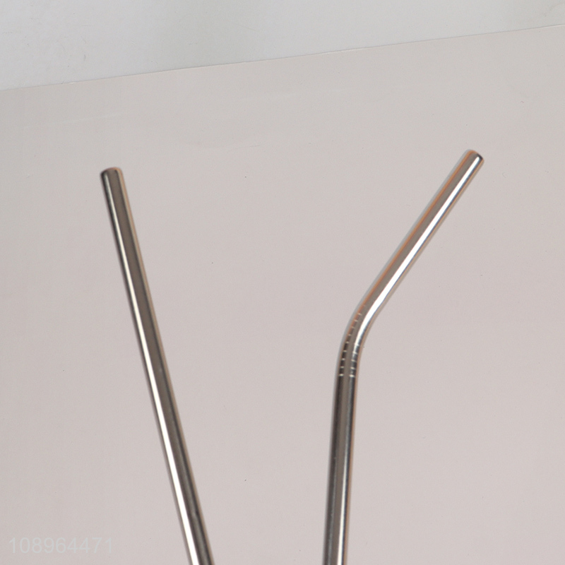 New product stainless steel drinking straw with cleaning brush