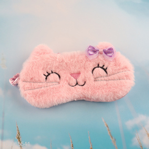 Wholesale Cute Plush Blindfold Fluffy Sleeping Eye Mask for Women