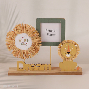 Popular products cartoon desktop decoration wooden photo frame