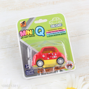 Online Wholesale Mini Cartoon Pull Back Alloy Car Toy for Kids Age 3+