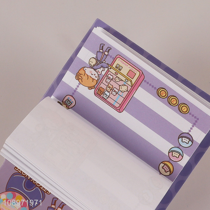 China wholesale cartoon students school writing paper sticky notes