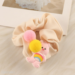 Factory Supply Kawaii Hair Scrunchies Elastic Hair Ties Ponytail Holders