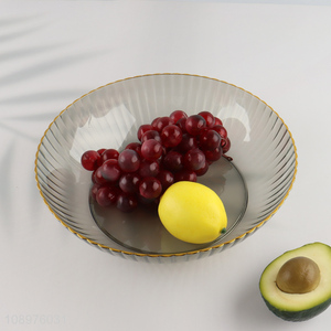 Hot items round tabletop decoration fruits plate snack fruits