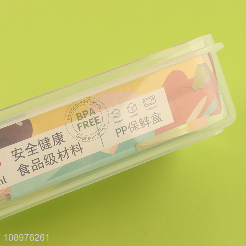 China supplier 750ml plastic bpa free food container preservation box