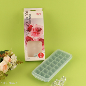 China wholesale silicone kitchen diy ice cube mold ice cube tray