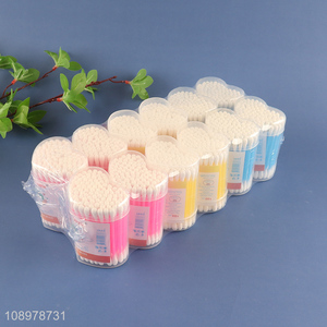 Online wholesale disposable plastic stick cotton swab set