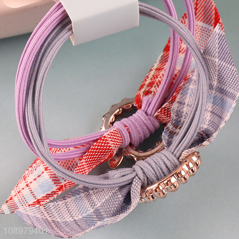 China products fashionable girls hair accessories hair scrunchies hair ties