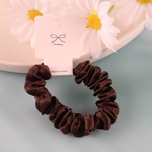 China wholesale elastic hair accessories girls hair scrunchies